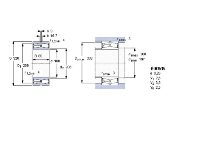 SKF 22236-2CS5/VT143軸承 SKF 22236-2CS5/VT143軸承