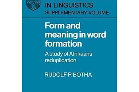 Form and Meaning in Word Formation Form and Meaning in Word Formation