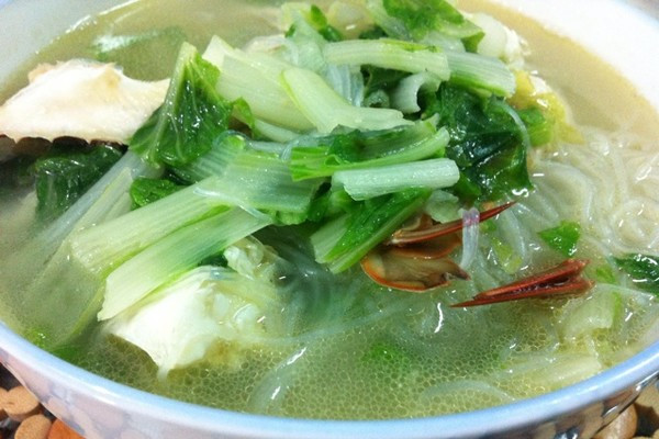 魚糜青菜湯 魚糜青菜湯