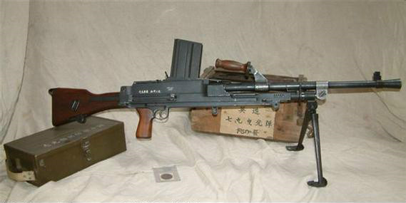 中國裝備的7.92毫米口徑布倫（勃然）輕機槍