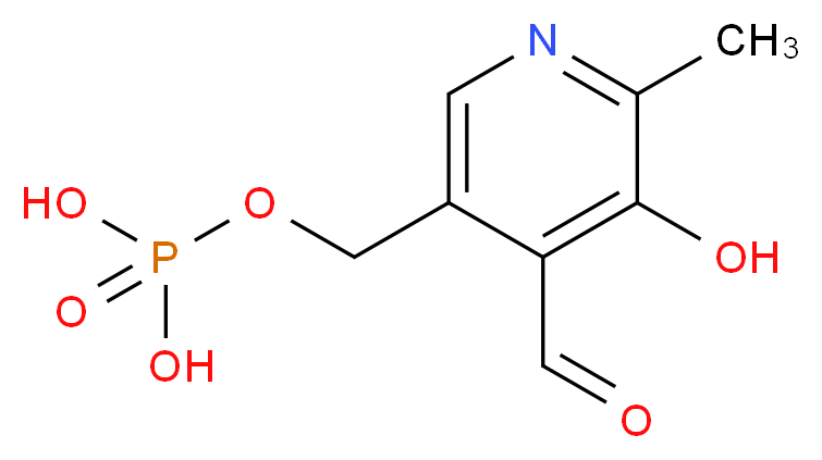 磷酸吡哆醛分子結構