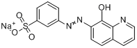 3-[（8-羥基-7-喹啉基）偶氮基]苯磺酸單鈉鹽