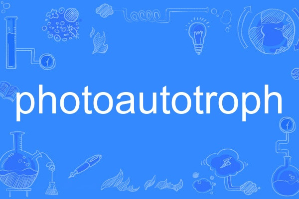 photoautotroph photoautotroph