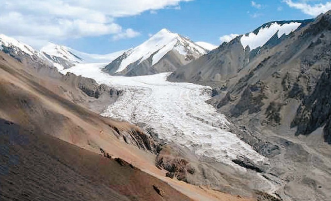 祁連山最大的山谷冰川-老虎溝12號冰川