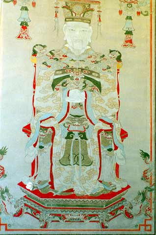 越南歷史博物館裡的黎桓畫像