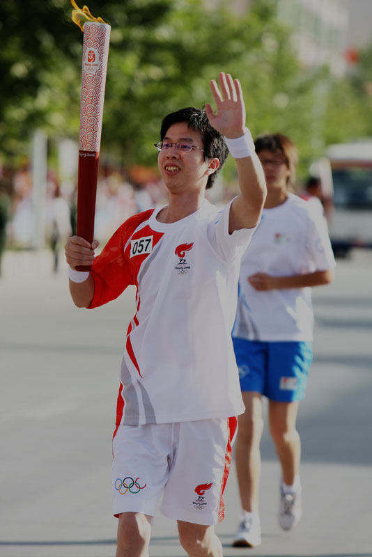 2008北京奧運火炬手 夫妻火炬手 曹春華