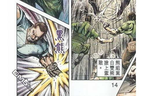 黑熊(漫畫《新著龍虎門》中的熊組成員) 黑熊(漫畫《新著龍虎門》中的熊組成員)