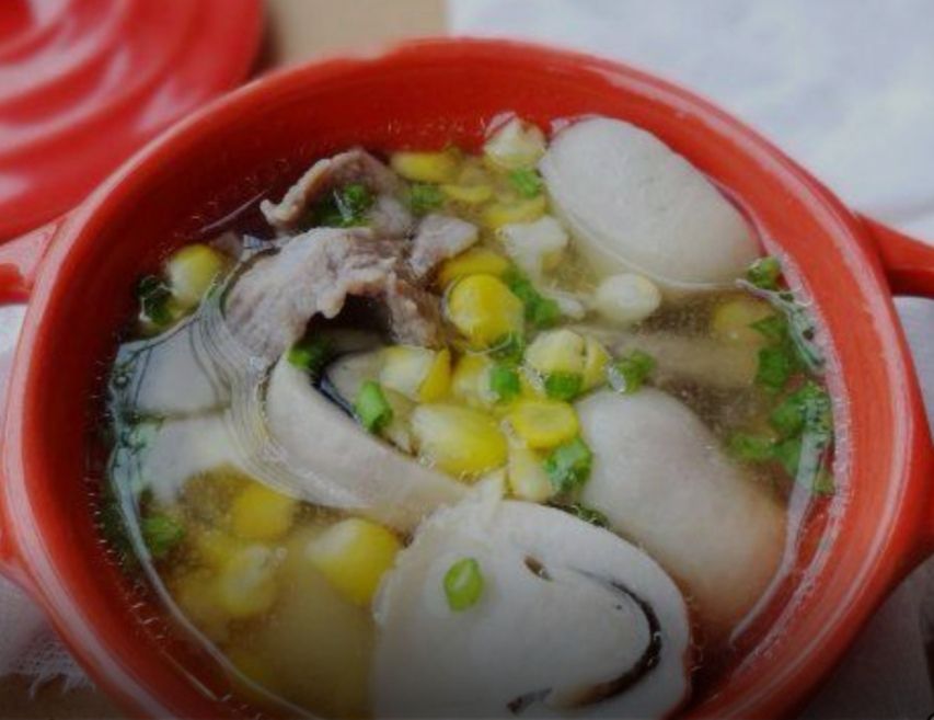 草菇肉片湯 草菇肉片湯