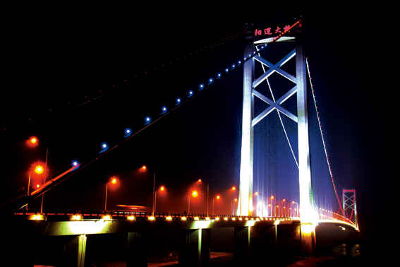 陽邏大橋夜景