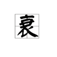 衰 衰