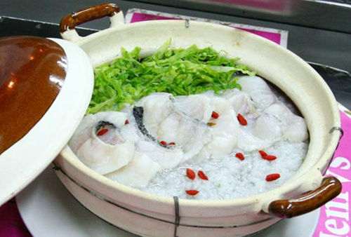 生菜魚粥