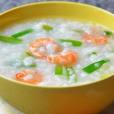 鮮蝦韭菜粥