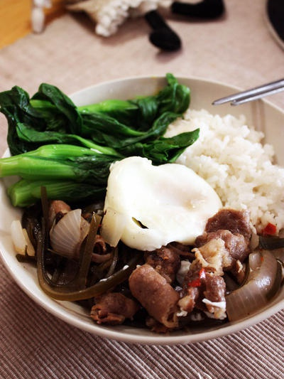 水煮牛肉飯 水煮牛肉飯