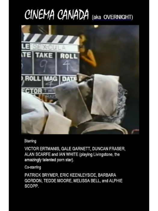 Overnight(加拿大1986年Jack Darcus執導的電影) Overnight(加拿大1986年Jack Darcus執導的電影)