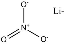 硝酸鋰結構式