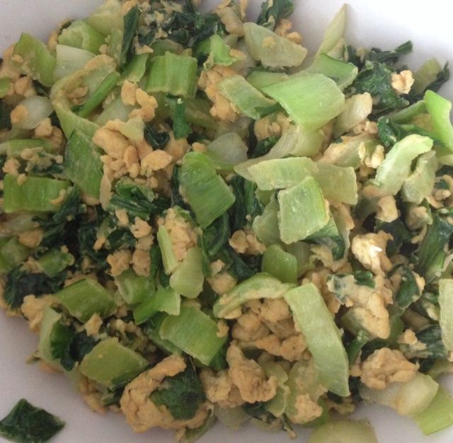 雞蛋炒油菜 雞蛋炒油菜