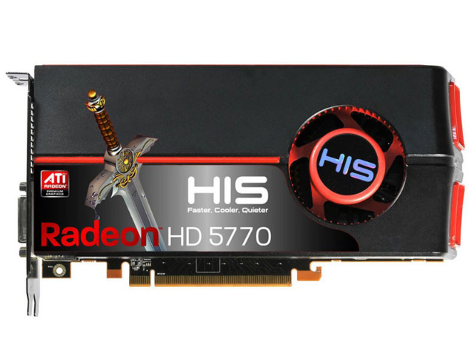 HIS HD 5770 1GB (128bit) GDDR5 HIS HD 5770 1GB (128bit) GDDR5