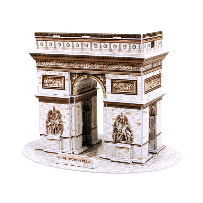 Q書架·愛拼·3D益智手工：世界著名建築文化之旅·浪漫法國·凱旋門