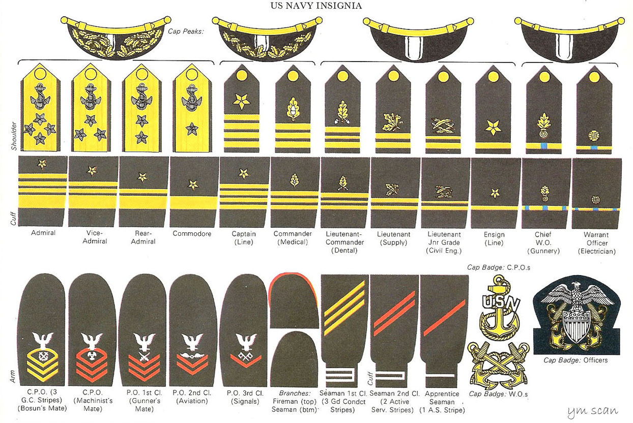 二戰美國海軍軍銜