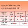 基因型頻率 基因型頻率