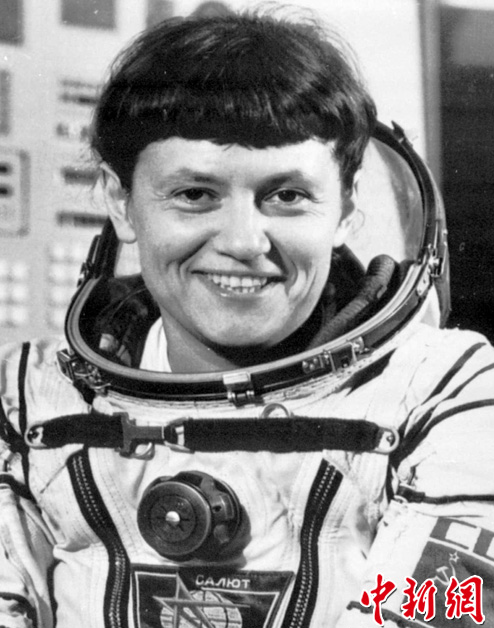 首位進行太空行走的女性：薩維茨卡婭