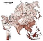 亞洲降水量圖