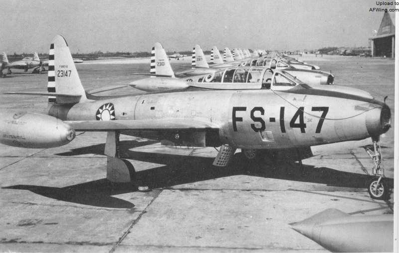 第一大隊剛接收 F-84G 時的塗裝