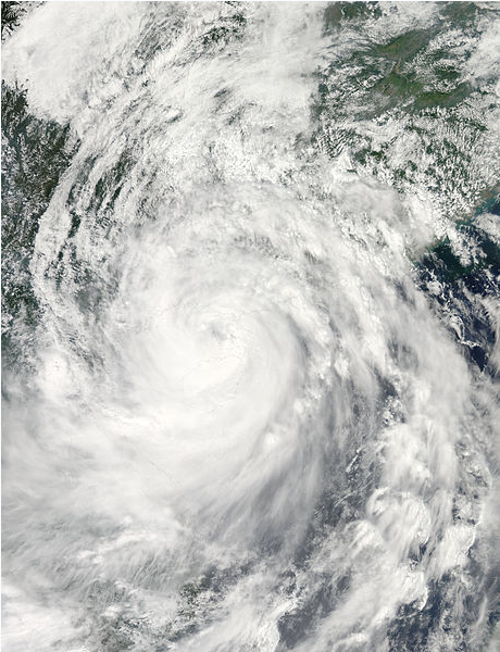 颱風海鷗 衛星雲圖