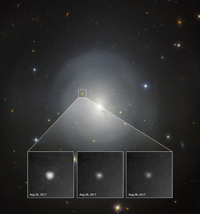 哈伯觀測到的第一顆千新星