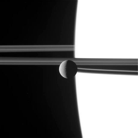 土星環與土衛三