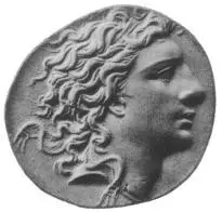 米特拉達梯6世的銀幣 其樣式模仿自古代的亞歷山大大帝
