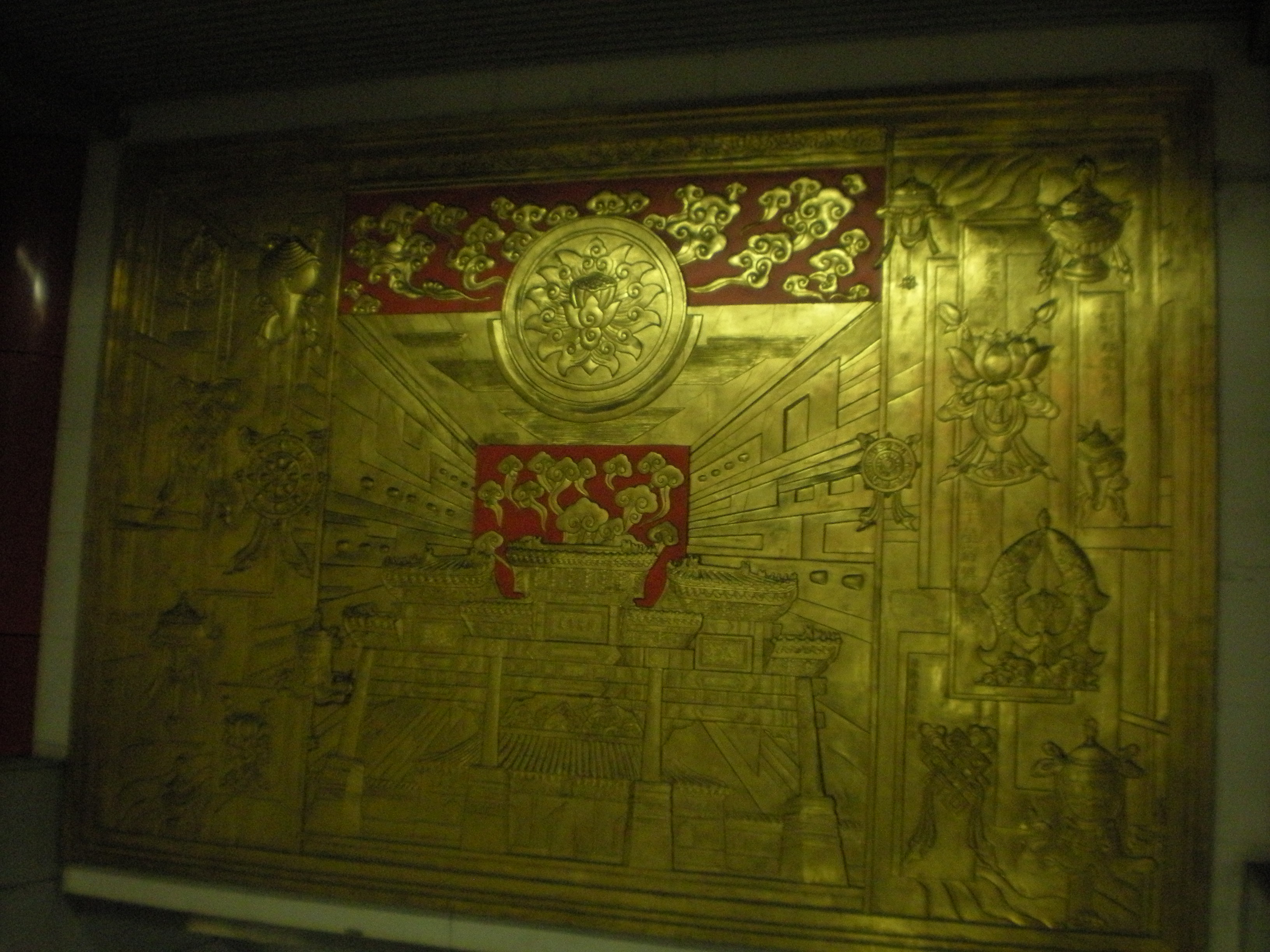雍和宮站站內壁畫