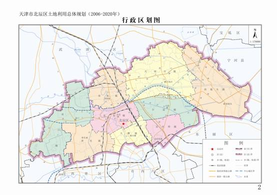 北辰區行政區劃圖