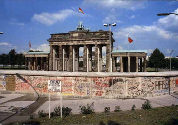 柏林圍牆布蘭登堡門邊防檢查站