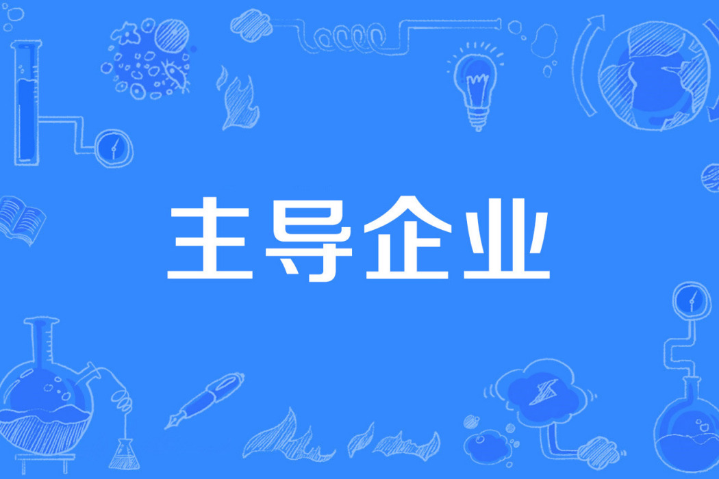 主導企業 主導企業