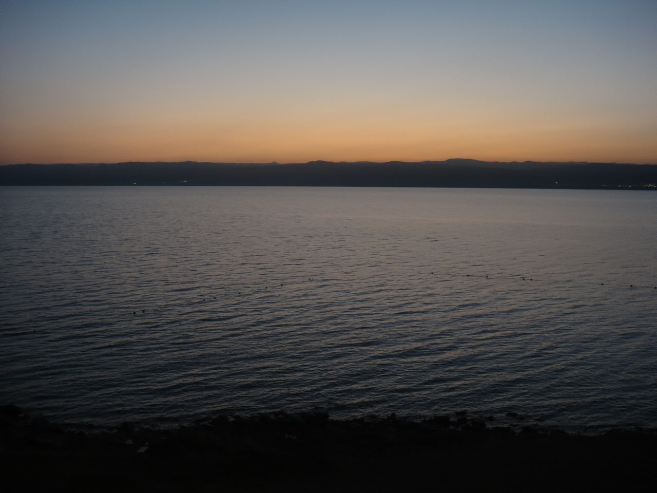 死海夜景-從約旦這邊照的