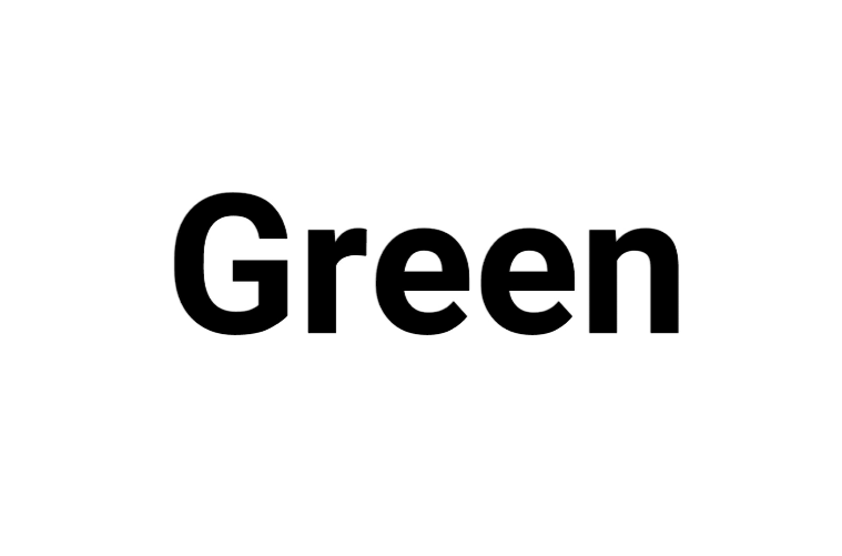 Green(英文單詞)
