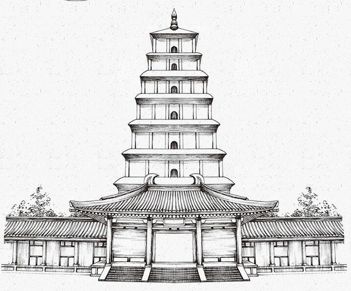 黑白畫意中國元素手繪教程