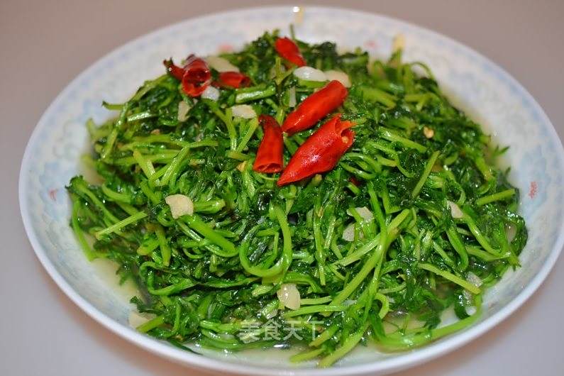 蒜香青菜柳 蒜香青菜柳