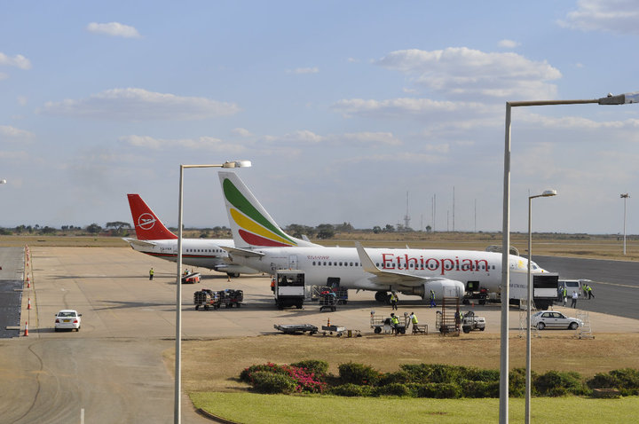 利隆圭國際機場的衣索比亞航空和馬拉威航空
