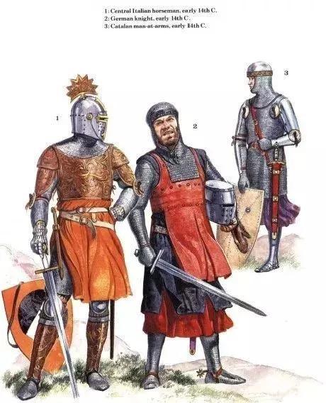 騎士與扈從隊伍 是僱傭兵的主要來源