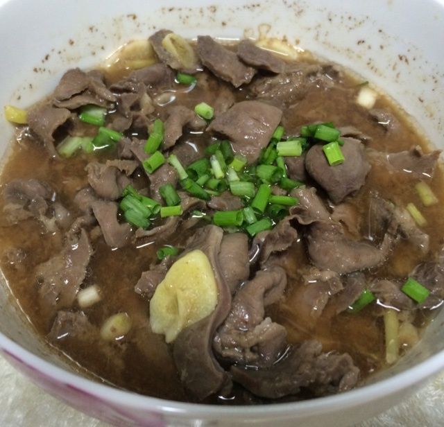 清蒸豬心 清蒸豬心