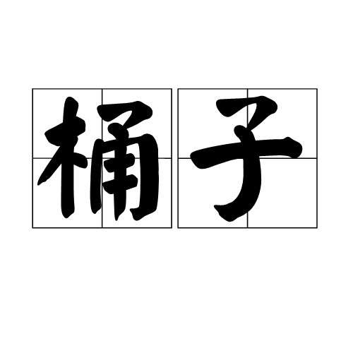 桶子(漢語詞語)