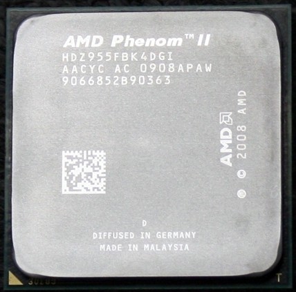 AMD4核處理器 羿龍II X4 955黑盒