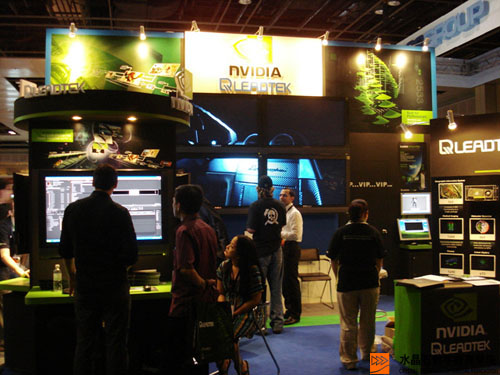 Siggraph Asia 2008中NVIDIA公司的展台