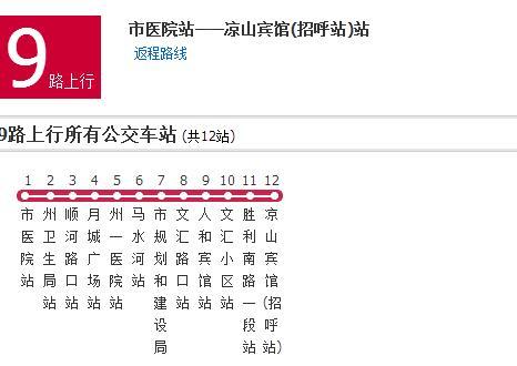 涼山公交9路 涼山公交9路