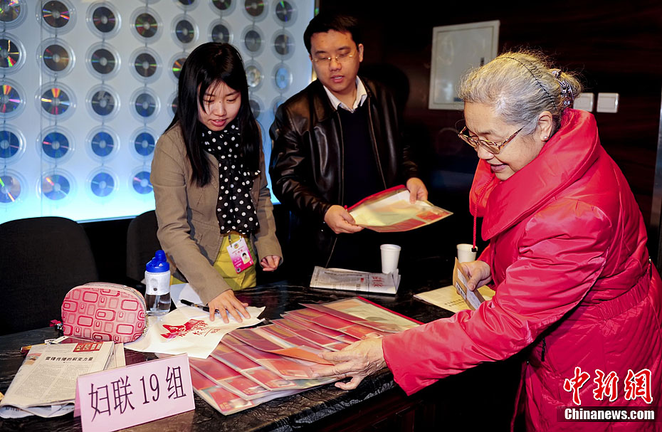 陳紅參加2012年全國兩會