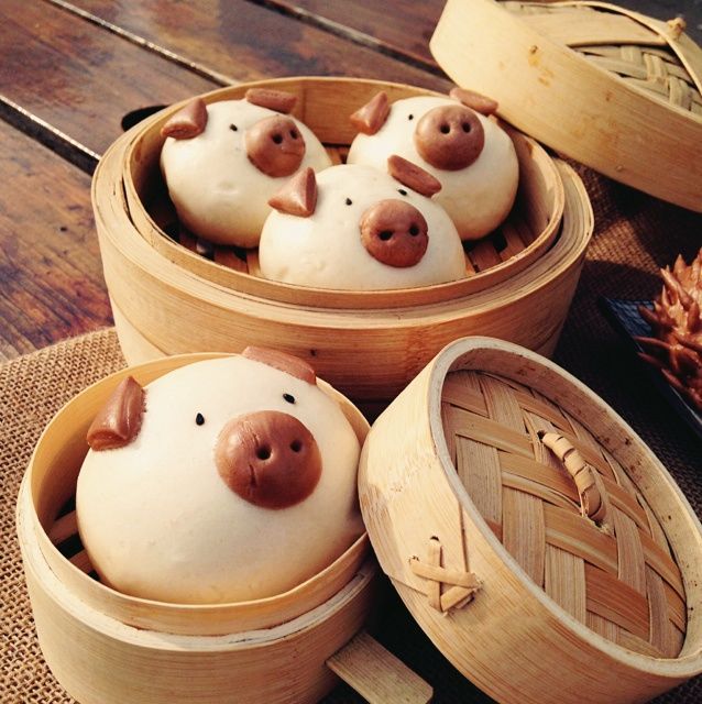 萌豬寶豆沙包 萌豬寶豆沙包