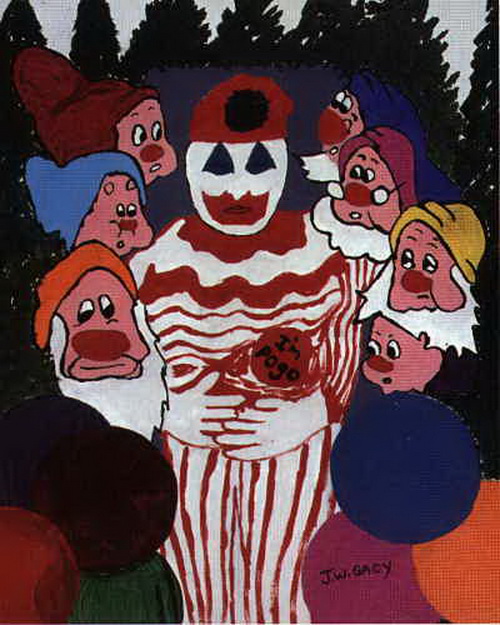 加西的一幅畫作，以7個小矮人為背景