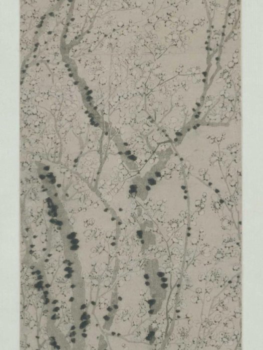 梅花圖(清代金農創作紙本墨筆畫) 梅花圖(清代金農創作紙本墨筆畫)